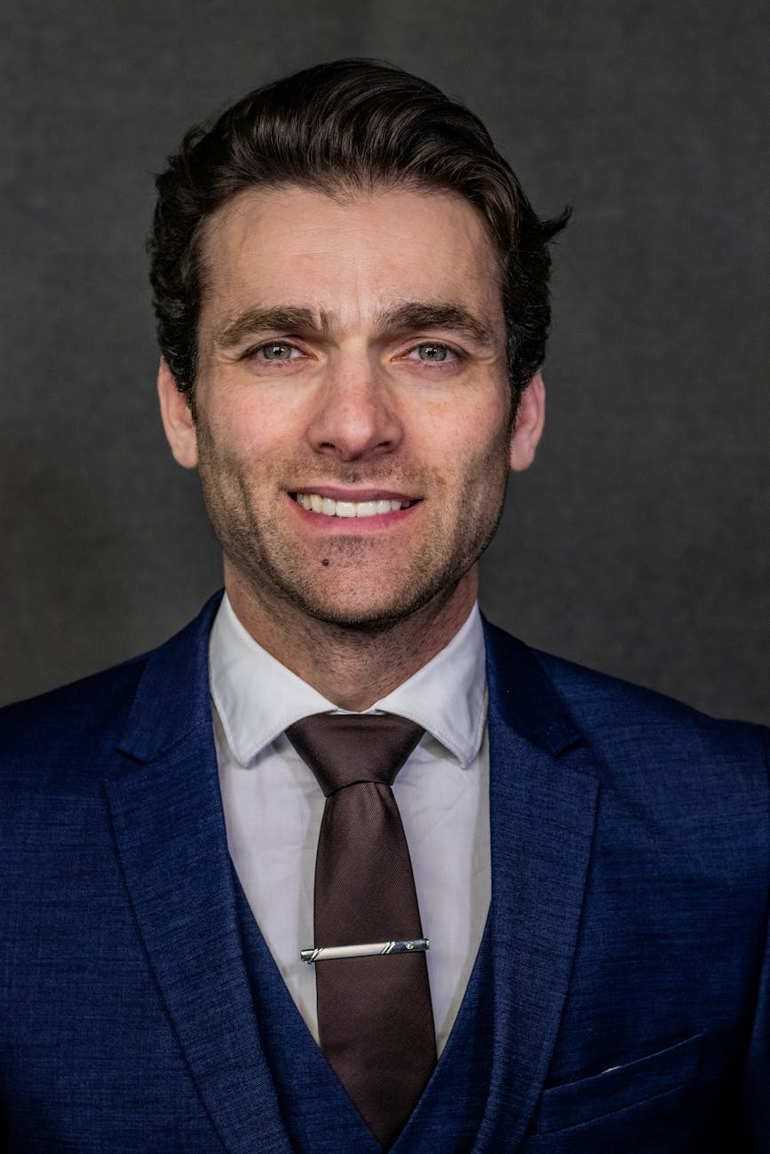 portrait of a business professional in suit
