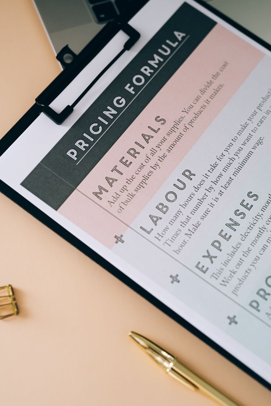 pricing formula instruction